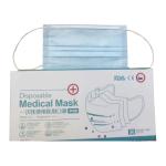 DISPOSABLE PROTECTIVE SURGICAL MEDICAL 3-PLY FACE MASK ON STOCK