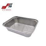 1.8lbs Rectangular Foil Trays 220x160mm Oil Resistance