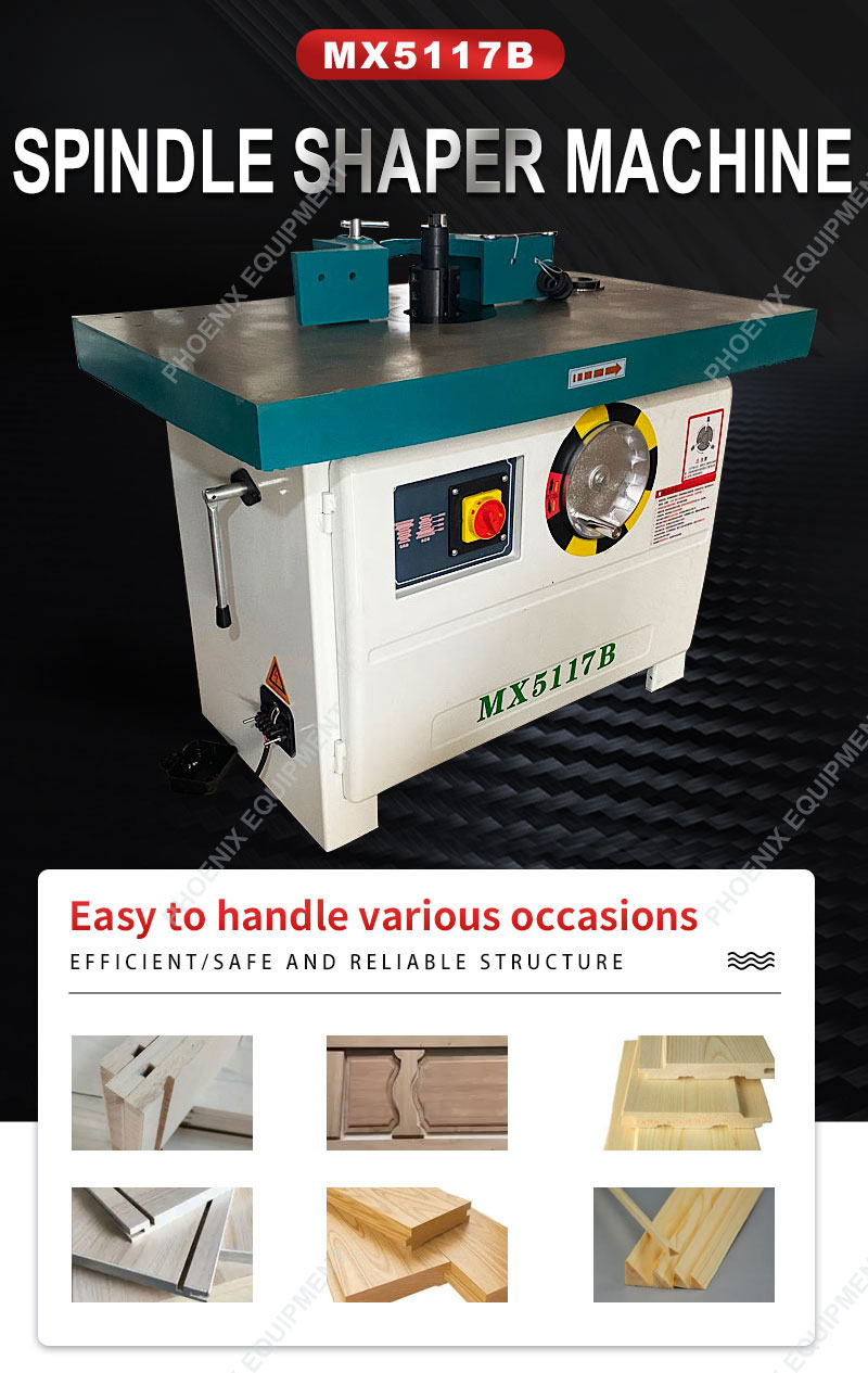 Vertical Push Table Woodworking Milling Machine with Max. Working Thickness of 120mm