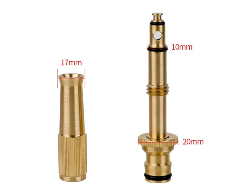 4" rotation Water Spray Gun For Garden With Full Brass Nozzle