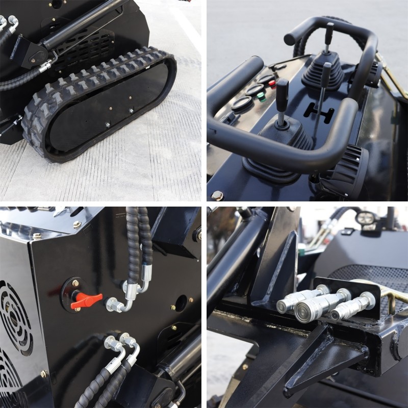 Versatile Compact Skid Steer Loader With 1205 Mm Total Height And High Maneuverability