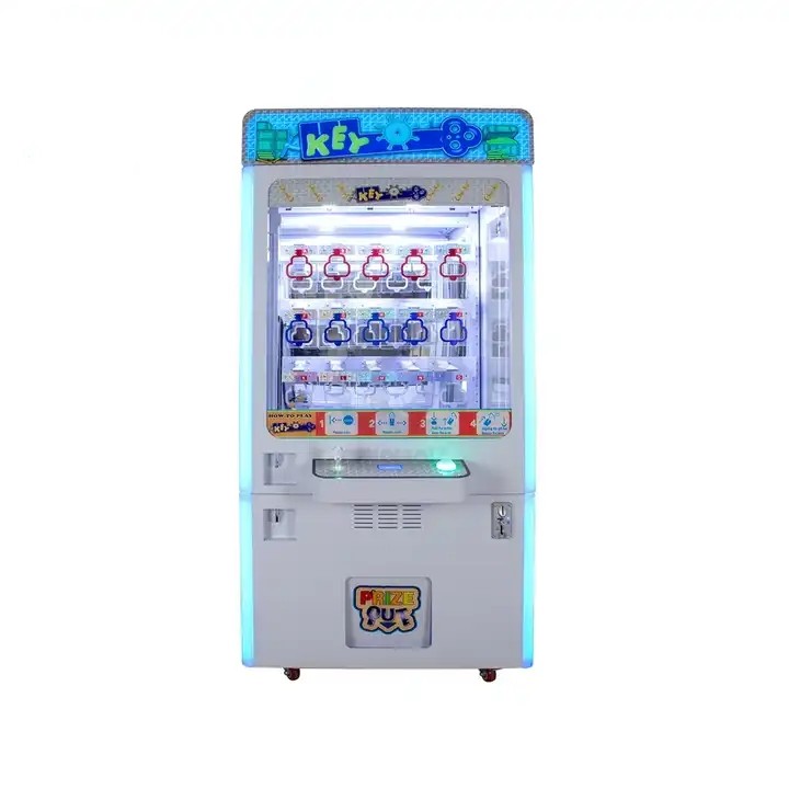 Plastic Age 6 Years Key Master Vending Machine for Coin Operated Prize Redemption Game