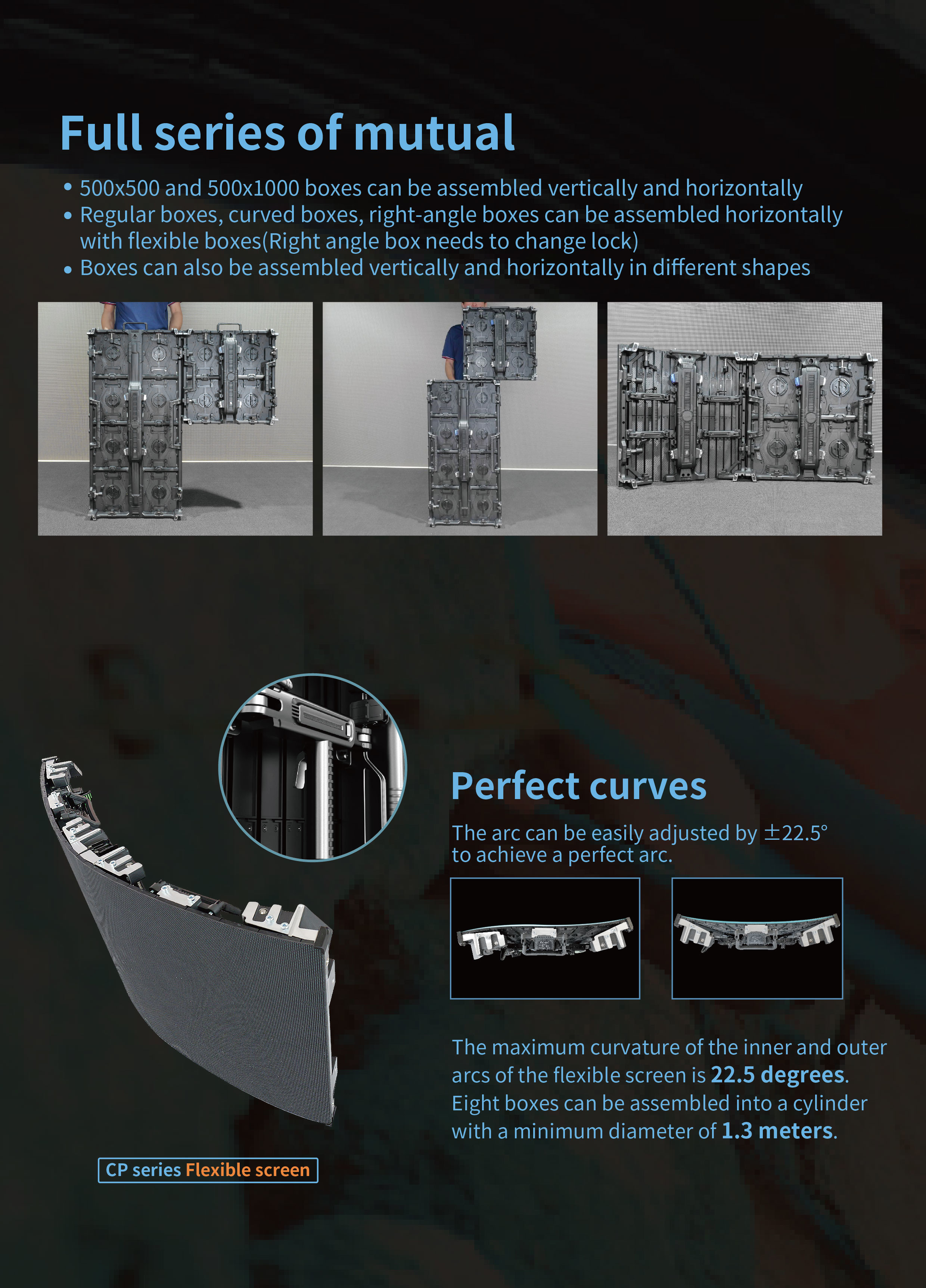 IP65 Waterproof LED Screen ≥4500CD/m² High Brightness 8K Rental Screen Various Performances And Gatherings Display