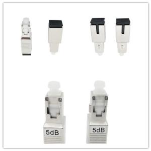 China Plastic Mental Male Female Fiber Optic Attenuator , Fixed Optical Attenuator wholesale
