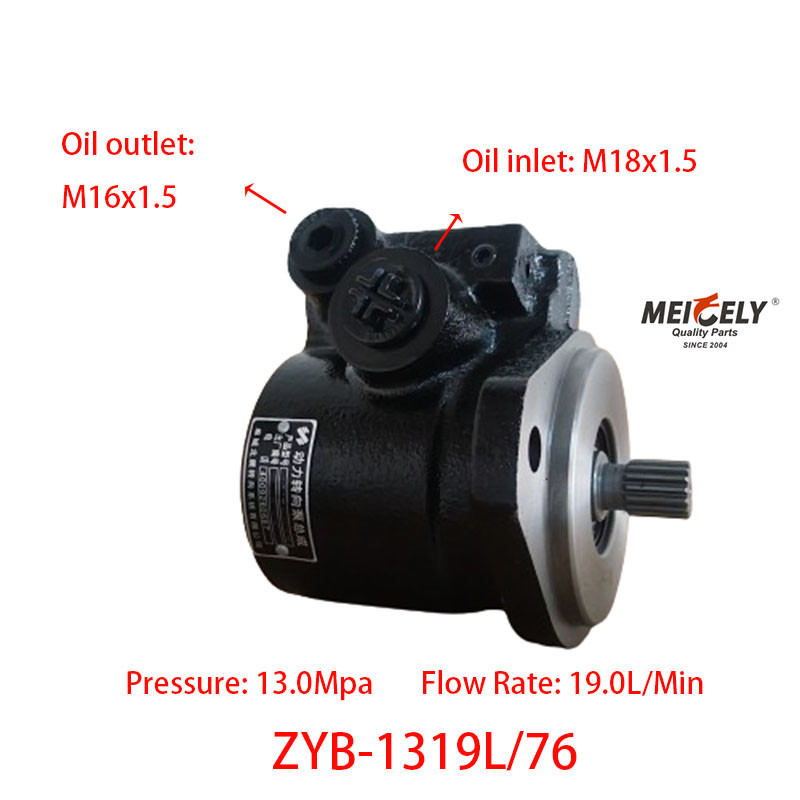 Steering Booster Pump ZYB-1319L/76 For Jiefang Dual Axle King