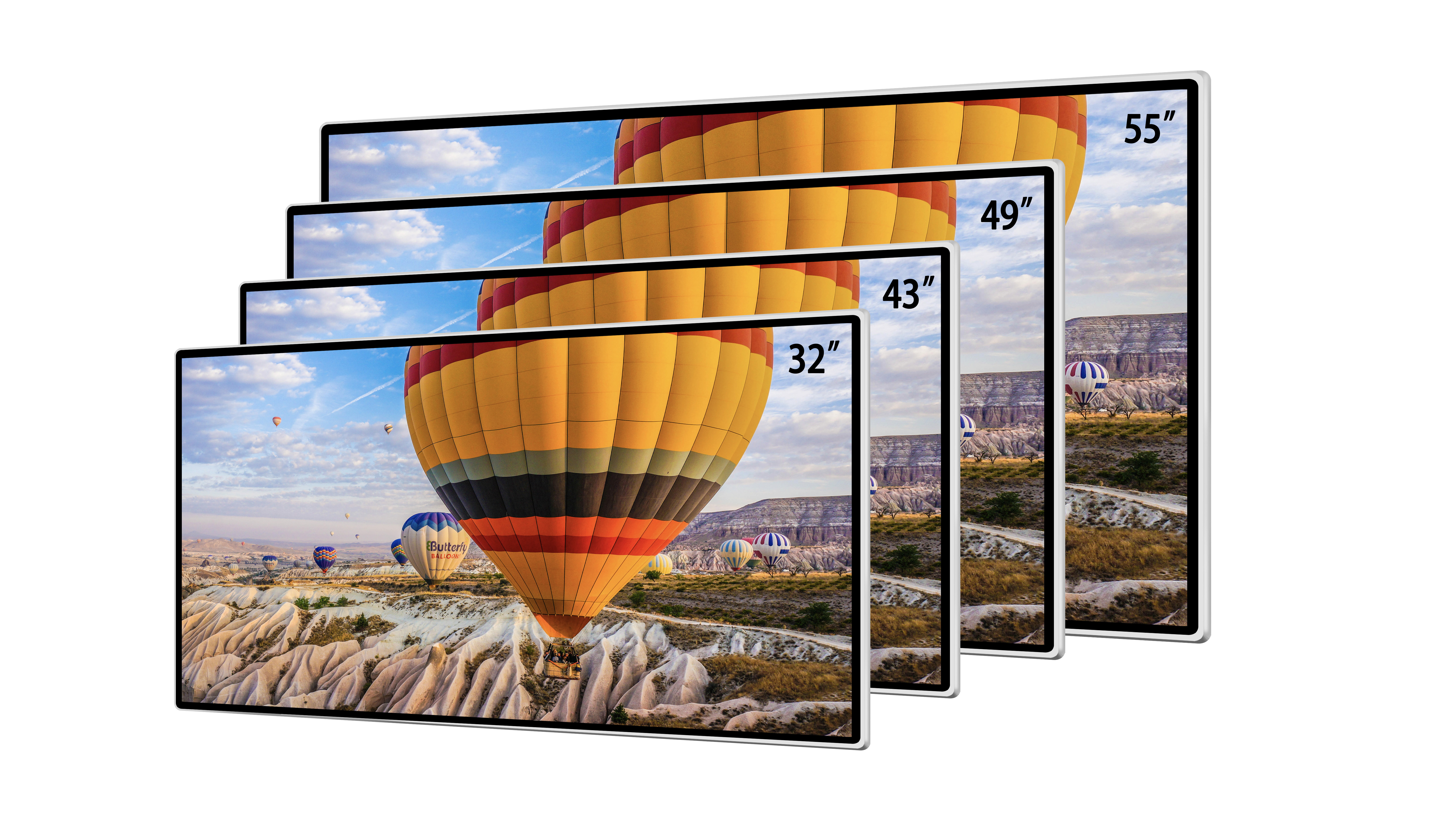 32Inch Android OEM ODM Wall Mounted Digital Signage Custom Brightness