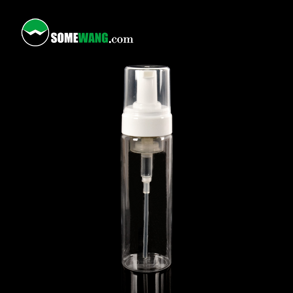 All Plastic Pump 42mm 42/410 External Spring Foam Pump With Bottle For Cleaning