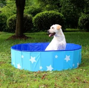 China High quality Blue &amp; Pink Pet Swimming Pool Portable Pool Dogs Cats Bathing Tub Bathtub Wash Tub Foldable Pet Bath Pool wholesale