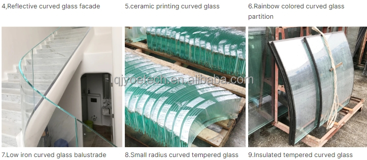 43 inch Tempered Curved Game Screen Glass for Office Building Cutting Edging Drilling
