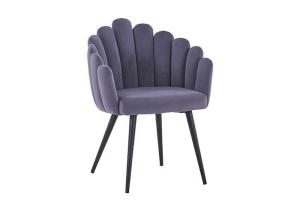 China Industrial Armrest Tufted Modern Fabric Chair With Metal Legs wholesale
