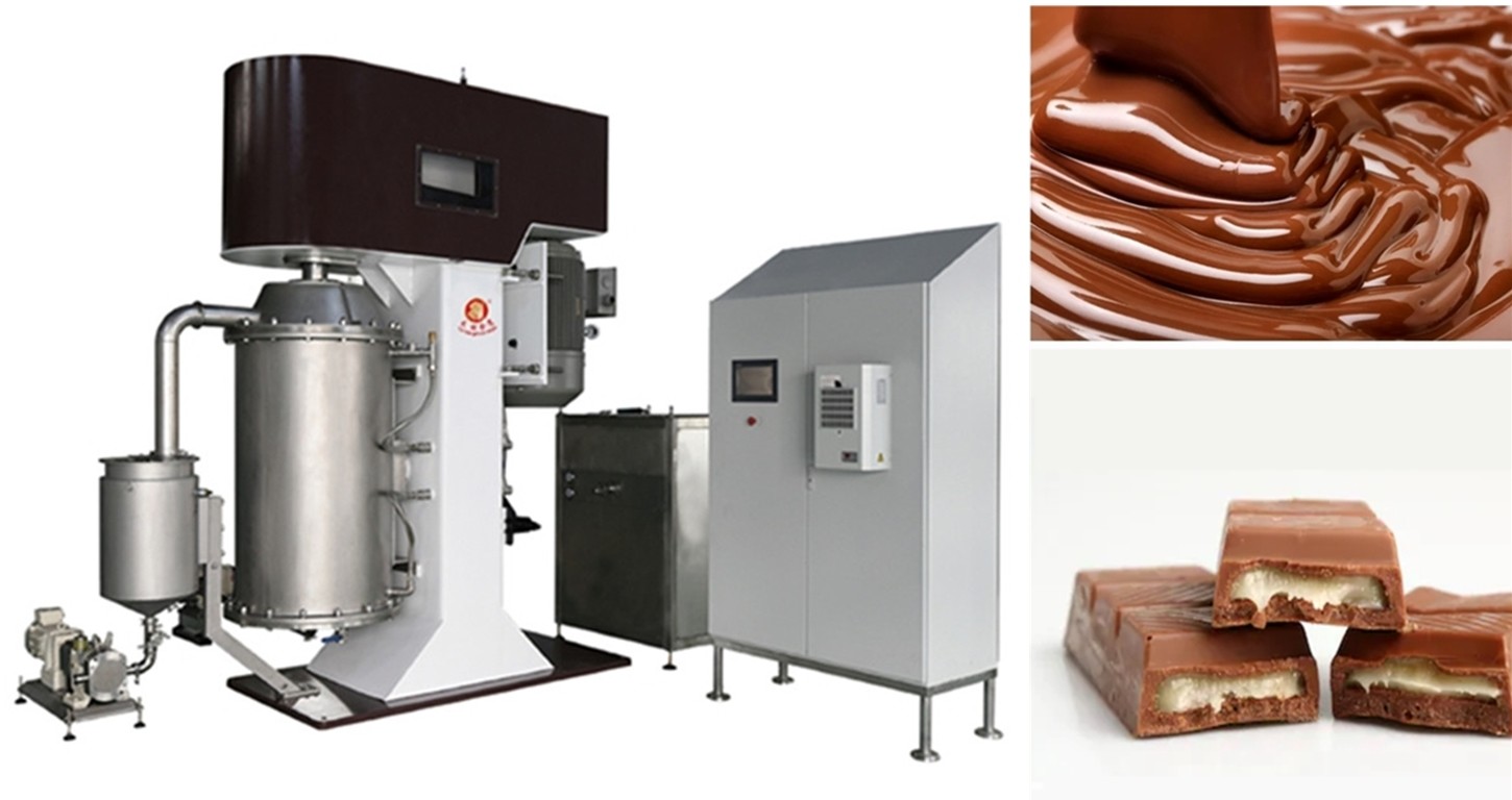 Cooling Water Circulation 1500kg/H Chocolate Ball Mill