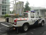 Hydraulic Aluminium Alloy Trailer Man Lift , Double Mast Trailer Mounted Boom