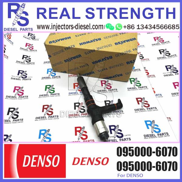 High Quality Diesel Common Rail Injector 095000-6070 For KOMATSU PC350-7 PC400-7 Injector 6251-11-3100