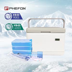 China White Medical Cooler Box 8L Medical Cool Box With Thermometer wholesale