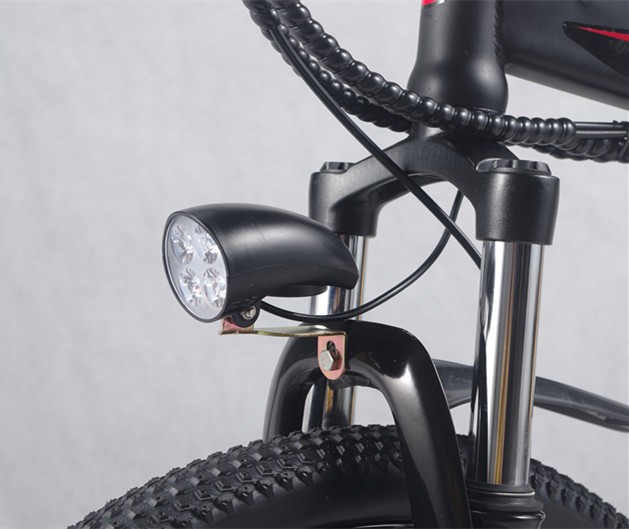Digital 48V 400W Peak Intergrated Wheel Mountain Ebike Foldable With Hidden Lithium Battery