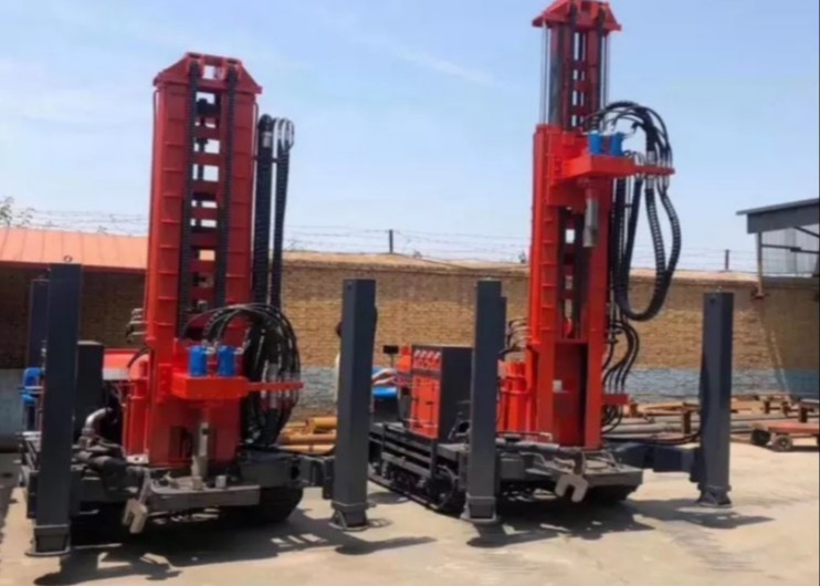 260m Water Well Drilling Rig Machine Hydraulic Crawler Type Borehole Mine