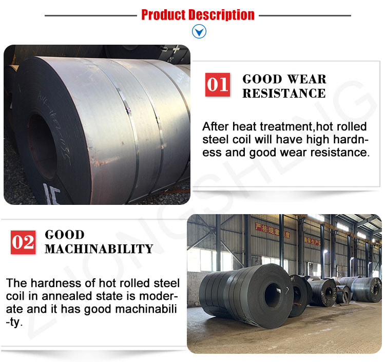 Processing Service Cutting SS400 s235jr hrc hot rolled carbon steel coil hot rolled steel plate Coated 4ft 8ft