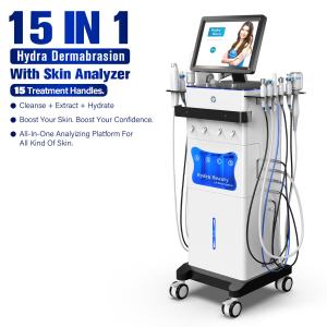 China Skin Tightening Cleaning Hydrafacial Beauty Machine With 15 Kinds Of Handles wholesale