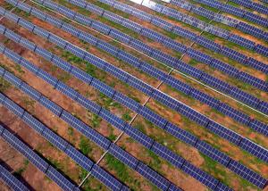 China IP66 Single Axis Solar Tracking System With Linear Drive Control wholesale