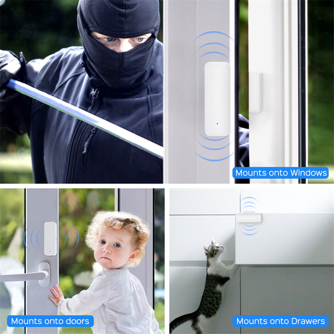 Tuya Smart Zigbee Door Window Contact Sensor(WL-19DWZ)