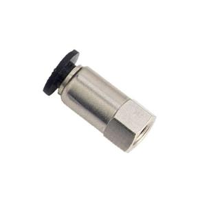 China Female Straight One Touch Tube Fittings , PCF - C Mini Pneumatic Push Fittings wholesale