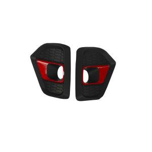China Fog Lamp Cover Drving Daytime Running Lights For Hilux Revo Rocco Red Color wholesale