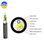 Outdoor 24 Core Single Mode Fiber Optic Cable Non Metallic GYFTY Non Armored