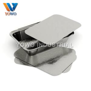 China Cardboard Lid 1.5lb Aluminum Carry Out Food Containers wholesale