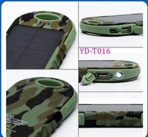 China Manufaturer/OEM Solar Power Bank Charger 12000mAh Waterproof IPX6 Christmas Promotion wholesale