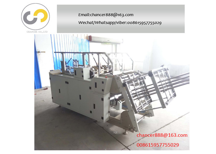 Hamburger paper box forming machine, Automatic food box gluing machine