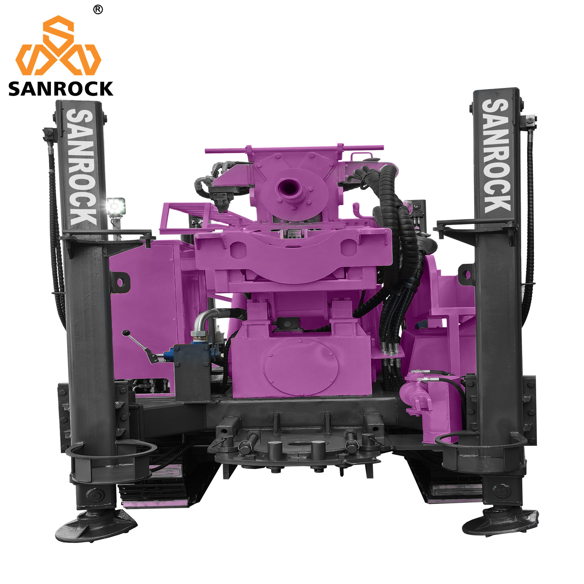 450m Water Well Drilling Rig With Mud Pump Hydraulic Deep Water Well Drilling Equipment