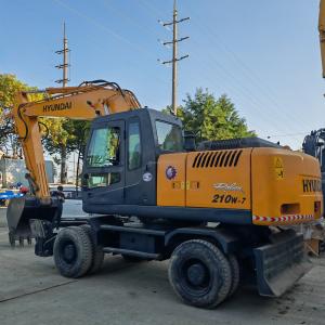 China HYUNDAI 210W-9 210w-7 Second Hand Excavator Wheeled Used Excavator wholesale