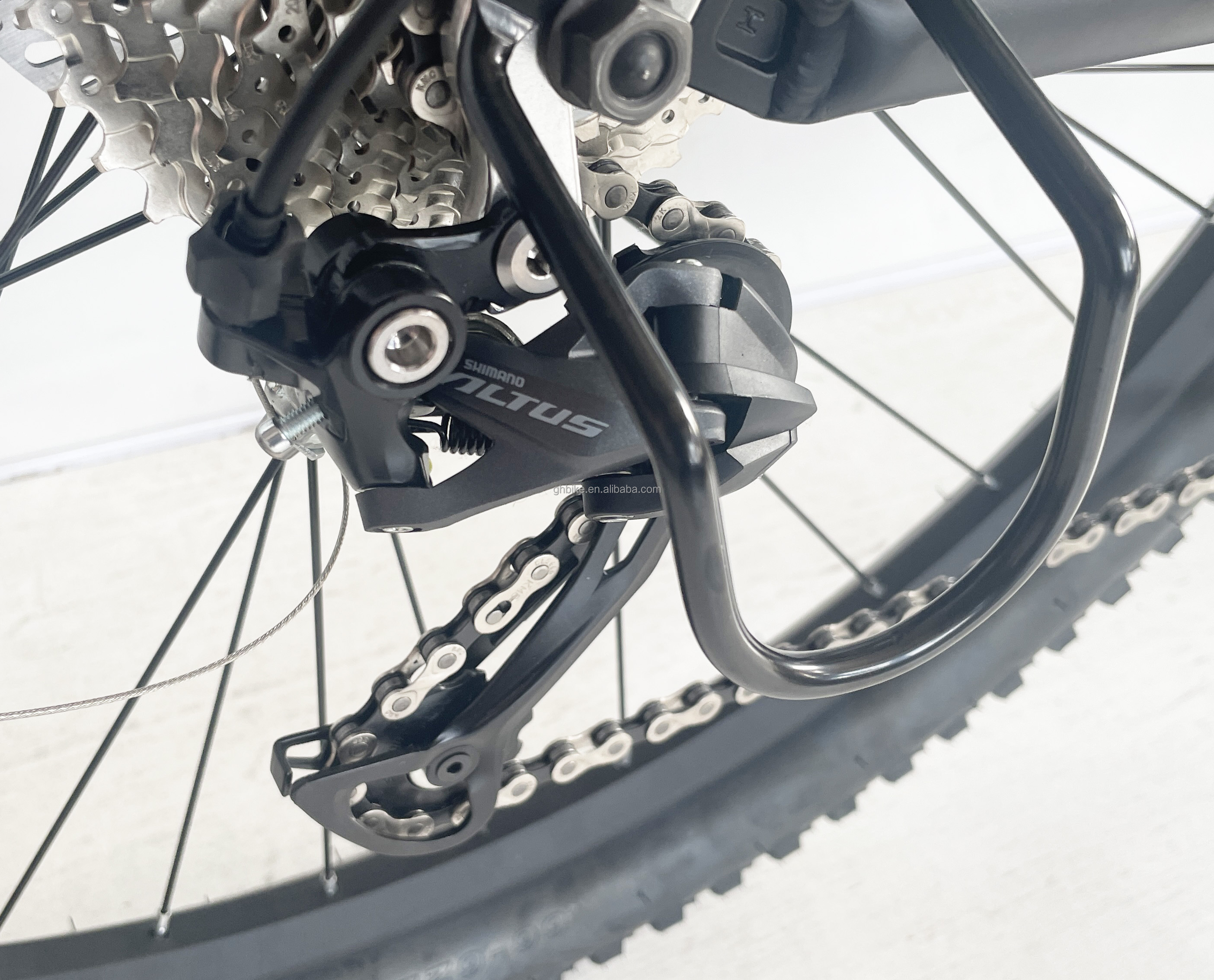 27.5" 1000W Lithium Battery Electric Mountain Bike with 9 Speeds and Full Suspension