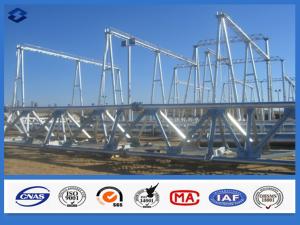 China Hot Dip Galvanized Electricity Transmission Substation Structure Steel Pole wholesale