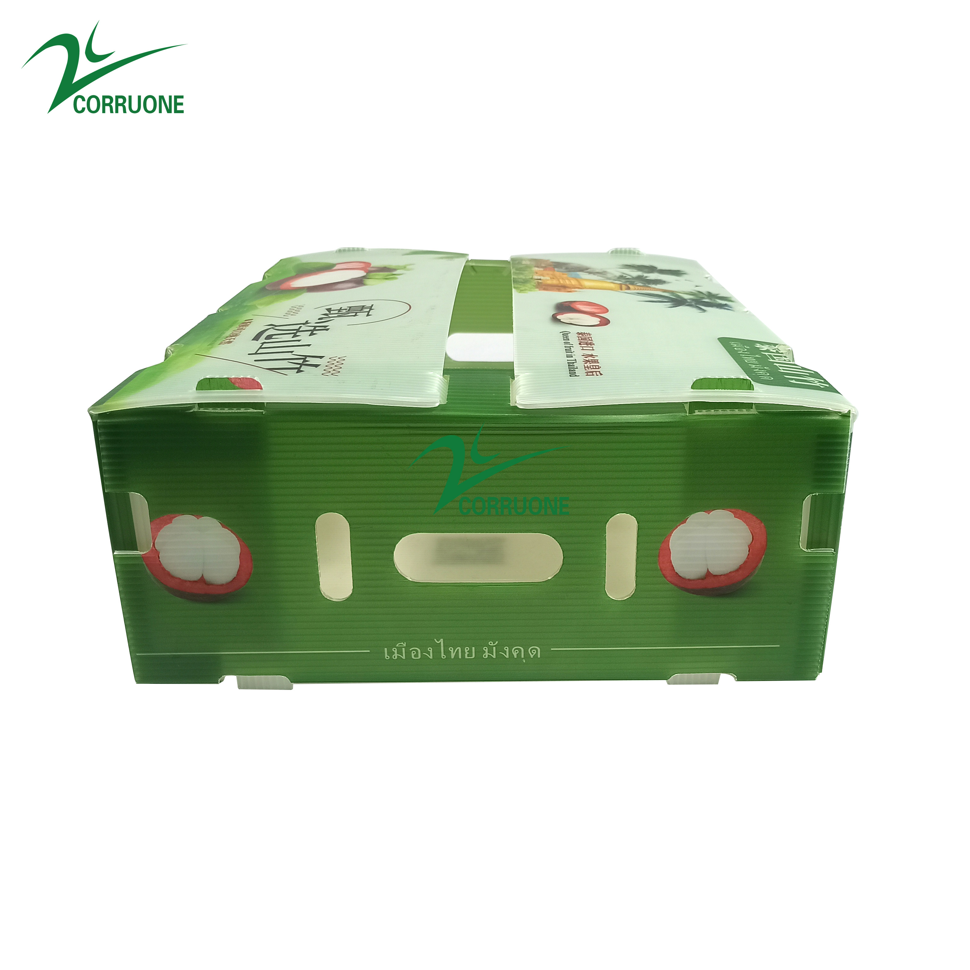 5mm 6mm Reusable Corrugated Plastic Boxes Recyclable UV Coating