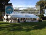 Hard Pressed Outdoor Wedding Marquee Tents Anti Rust Surface