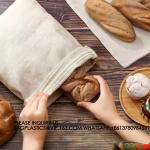 Burlap Linen Bread Bag Cloth Bread Bags, Linen Bread Bags Large Reusable Bread