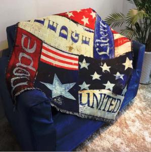 China Digital Print Blanket Flannel Fleece Blanket For Travel / Picnic / Home / Hotel wholesale