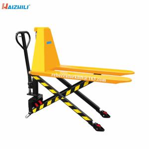 China 1000kg Hand Pallet Truck 800mm Lifting Height Automatic Descendng Speed Control wholesale