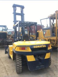 China Komatsu FD100 Used 10 Ton Forklift , Reconditioned Forklift Trucks 2013 Year wholesale