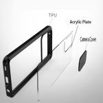 Shockproof Mobile Phone Covers TPU Acrylic Hybrid High Clear Airbag Corners
