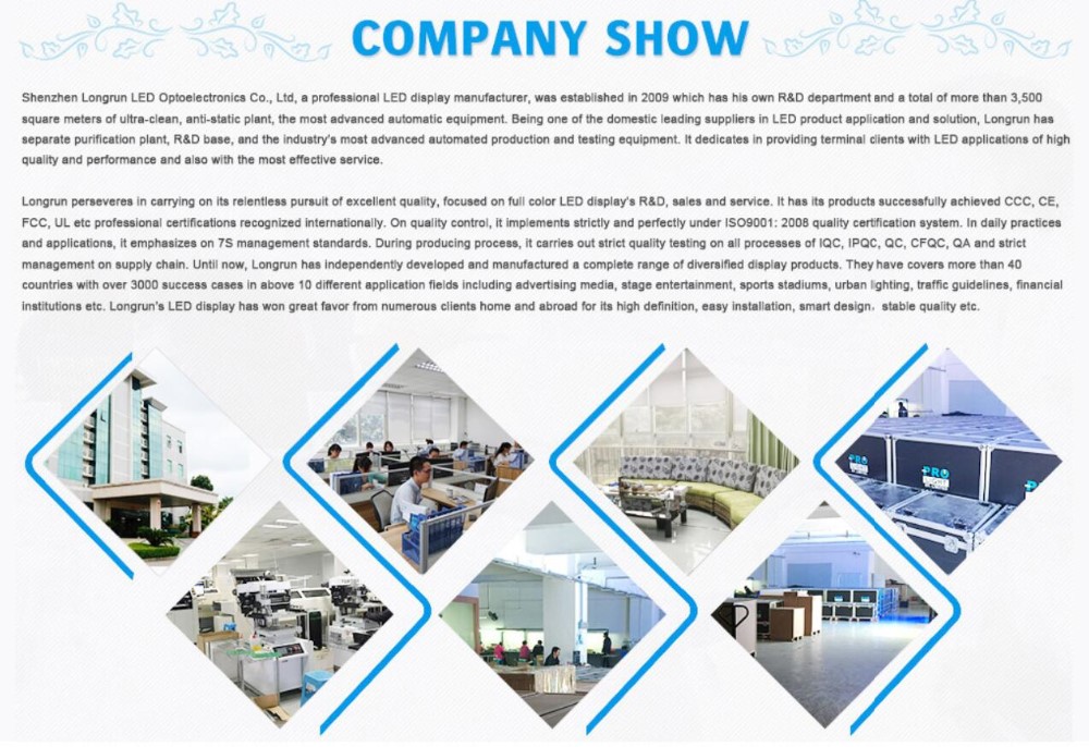 Waterproof Common Cathode LED Display Panel Size 320*160mm ISO9001 Certificated