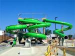 Children Swimming Pool Water Game Play Spiral Fiberglass Water Slide for