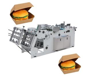 China High Efficiency Hamburger Box Making Machine 4KW Long Using Life wholesale