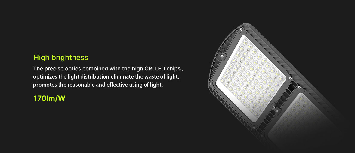 6500K LED Parking Lot Light 10KV LED Street Light 200W For Backyard