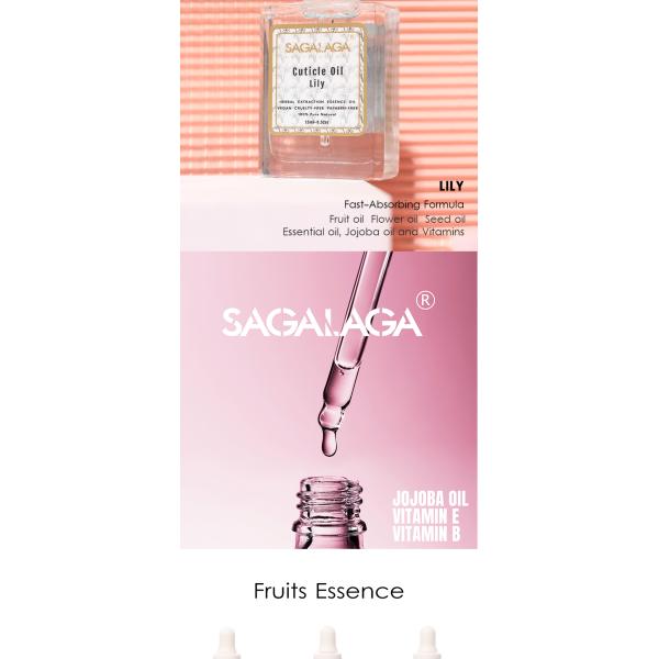 Organic 100% Jojoba Oil and Vitamin E Vitamin B Cuticle Oil in White Cap Transparent Dropper Bottle 13 Flavors to Choose