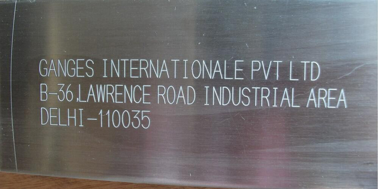 nameplate marking machine