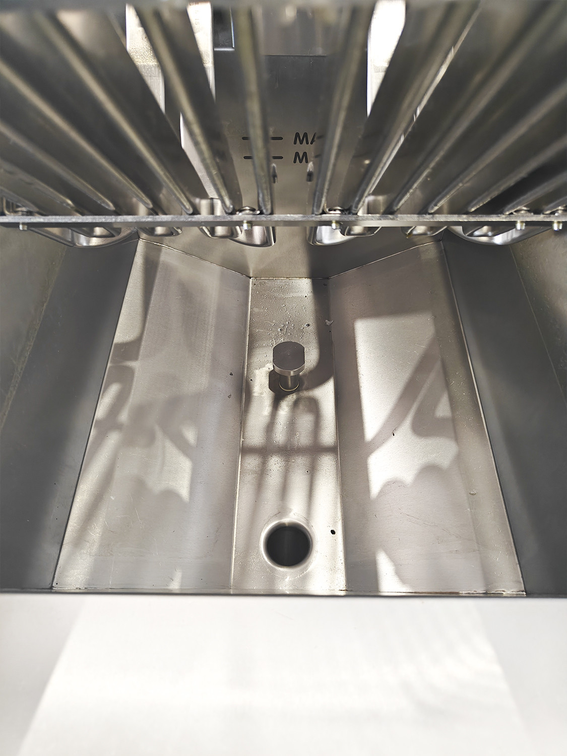 Auto Lift Electric Double Pots 28KW Chips Open Fryer With Oil Filter System