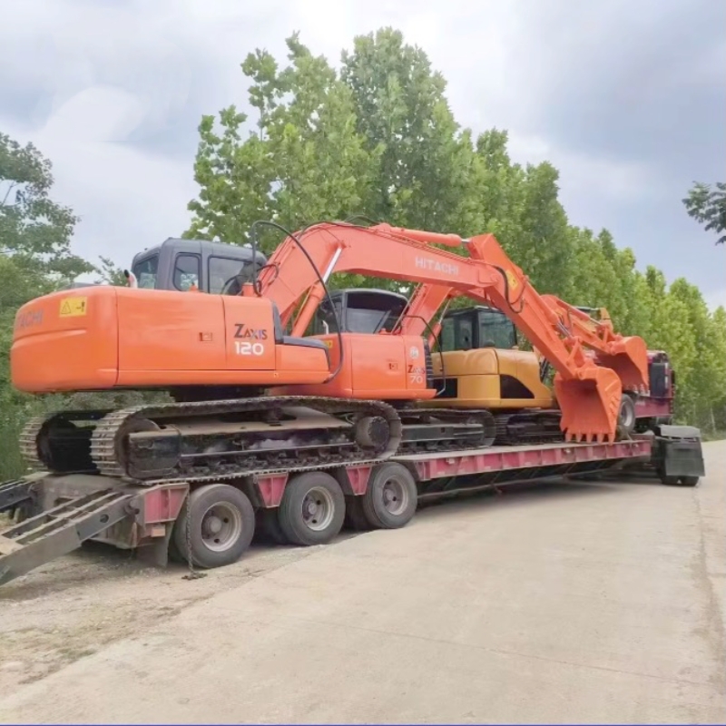 Front Loading Lowboy Trailer 4 axle 120ton Detachable Gooseneck Hydraulic Removable Drop Deck Lowbed Trailer for Kenya