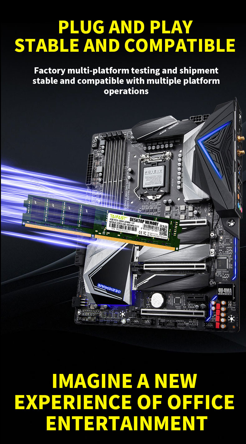 DDR3 Desktop Ram PC3 12800 Memory Ram 1600MHZ PC Micron Samsung Chip